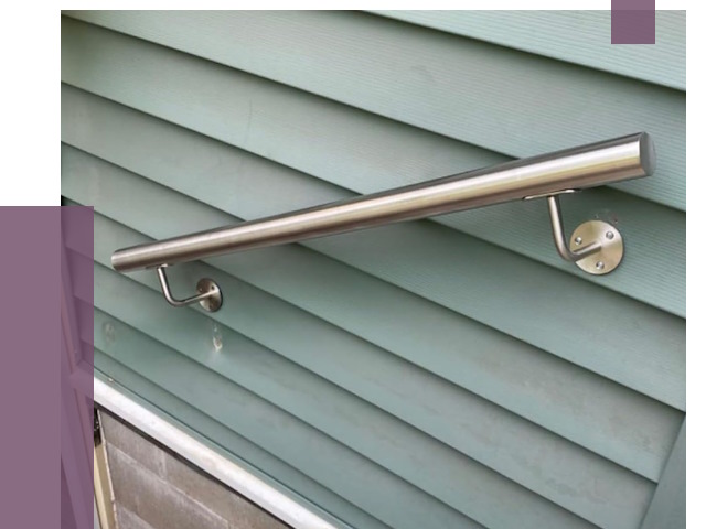 Поручни из нержавеющей стали в Ухте от 7594 руб.  | ПРОЛЁТ-Хта